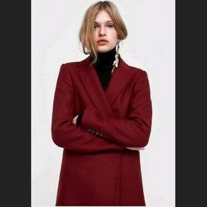 Zara wool blend coat (XXL)